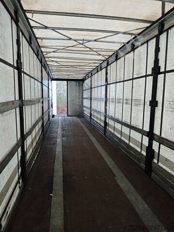 Ανοιχτό ημιρυμουλκούμενο με μουσαμά KÖGEL Mega Liner S 18 SAF-Achsen hydraulisches Hubdach