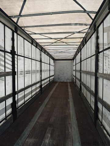 Ανοιχτό ημιρυμουλκούμενο με μουσαμά KÖGEL Mega Liner S 18 SAF-Achsen hydraulisches Hubdach