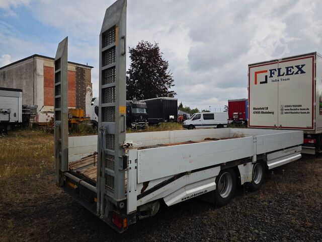 Ρυμουλκούμενο χαμηλού φορτίου  Alga TAT B-180, 7,3 mtr., Rampen, 19to. GG. low