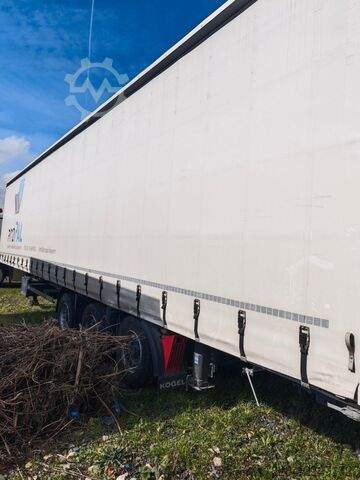 Semi-remorque bâchée KÖGEL MEGA Hubdach, Vario FIX, 1. Liftachse