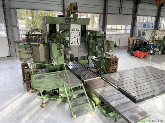 Geleiding- en vlakslijpmachine; geleidingslijpmachine, bedlijpmachine, gereedschapsslijpmachine WMW FRITZ HECKERT Aschersleben SZ 1000 x 1250 x 3000 / 344