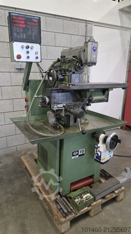 3x Aciera F3 konventionell fräsmaskin Aciera f3