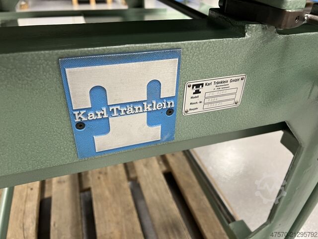 Book binding machine Karl Tranklein PS1200 Bookbinding Shears