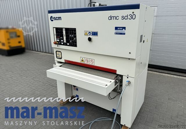 Ponceuse à large bande avec cylindre métallique SCM DMC30 RCS 110  2 agregaty, stan idealny