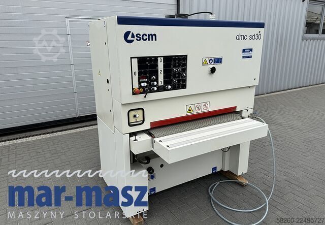 Ponceuse à large bande avec cylindre métallique SCM DMC30 RCS 110  2 agregaty, stan idealny