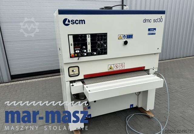 Ponceuse à large bande avec cylindre métallique SCM DMC30 RCS 110  2 agregaty, stan idealny