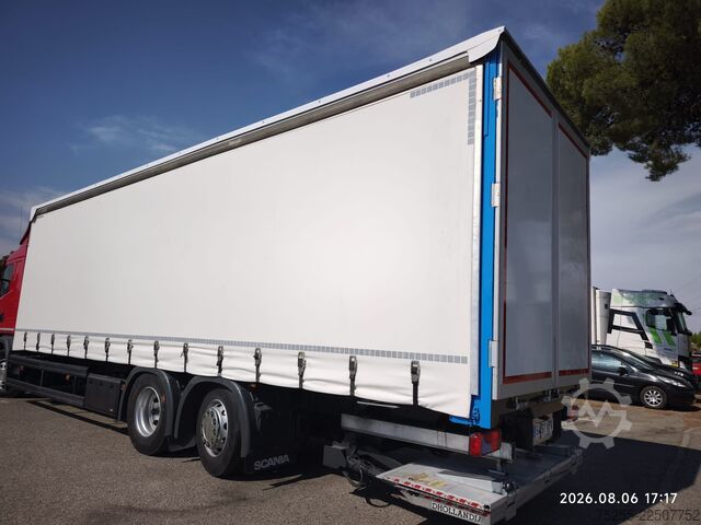 φορτηγό πλατφόρμα με μουσαμά SCANIA 26.450 G 6X2 EURO 6