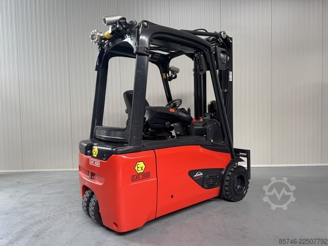 E 20 L - 386 / 02 Evo * Atex EX * Proplan 2GD / Z1 & 21 & 22 * Triplex FFL * NYTT batteri !! LINDE E 20 L - 386 / 02 Evo * Atex EX * Proplan 2GD / Z1 & 21 & 22 * Triplex FFL * NEW battery !!