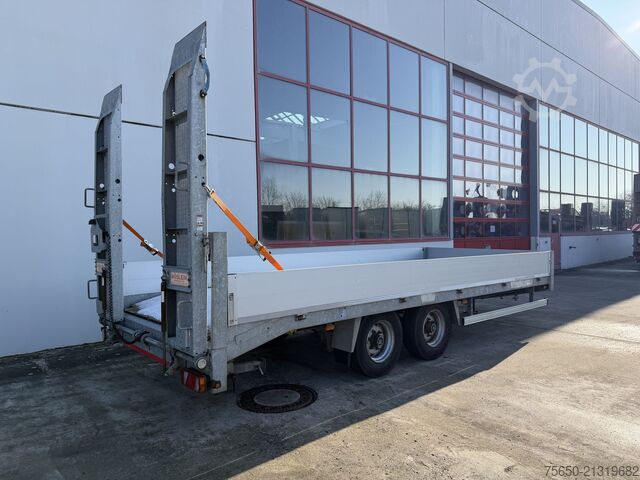 Tieflader Anhänger Möslein THT 13 Schwebheim  13 t Tandemtieflader