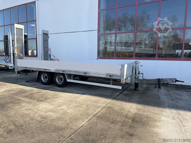 Tieflader Anhänger Möslein THT 13 Schwebheim  13 t Tandemtieflader