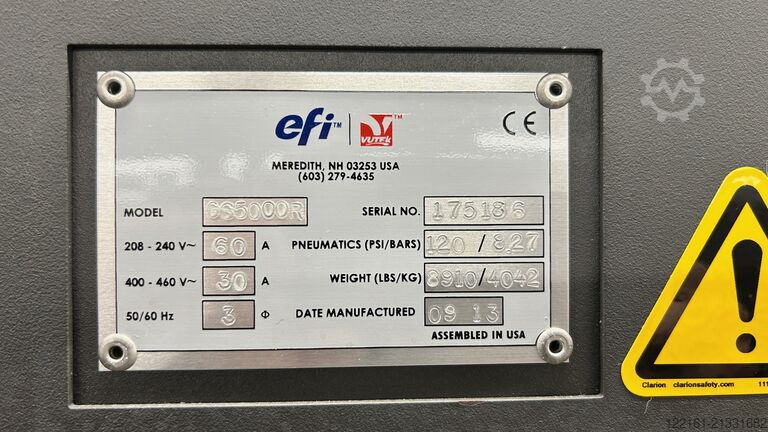 Digitális nyomdagép Vutek GS 5000R Color 8C+White under efi fullservice