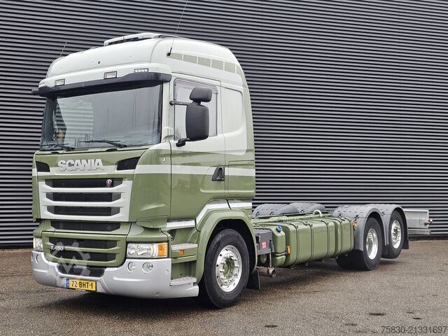 Chassis met cabine Scania R450 6x2*4 / LIFT STEERING AXLE / PTO
