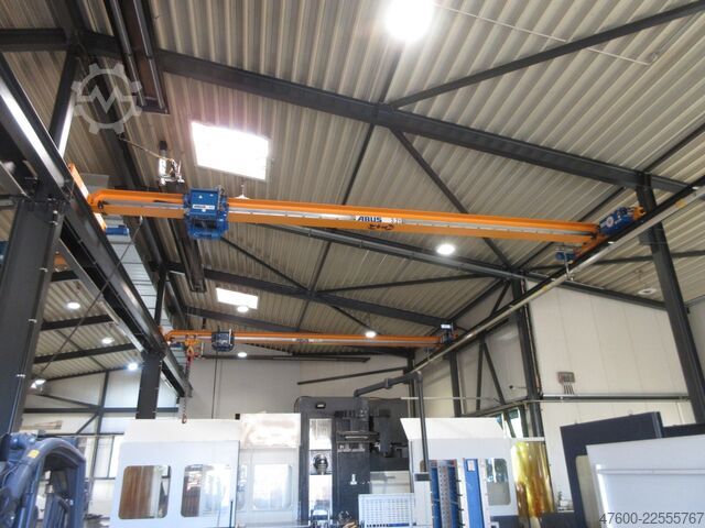 Kraanhimmel kraan halkraan spoor 9485 mm ABUS Hallenkran Brückenkran Kran ELV 3,2 NL 3200Kg Portalkran Kran 9485mm Hub 6m