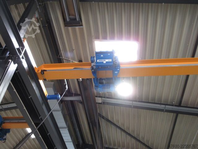 Kraanhimmel kraan halkraan spoor 9485 mm ABUS Hallenkran Brückenkran Kran ELV 3,2 NL 3200Kg Portalkran Kran 9485mm Hub 6m