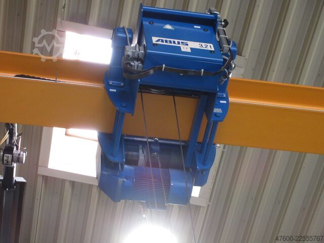 Kraanhimmel kraan halkraan spoor 9485 mm ABUS Hallenkran Brückenkran Kran ELV 3,2 NL 3200Kg Portalkran Kran 9485mm Hub 6m