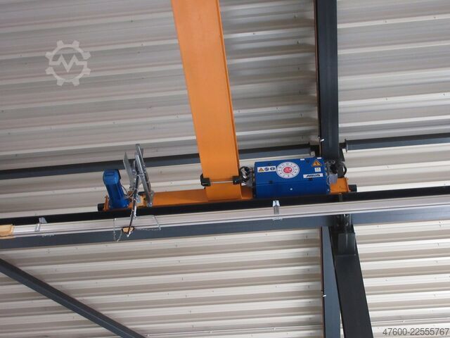 Kraanhimmel kraan halkraan spoor 9485 mm ABUS Hallenkran Brückenkran Kran ELV 3,2 NL 3200Kg Portalkran Kran 9485mm Hub 6m