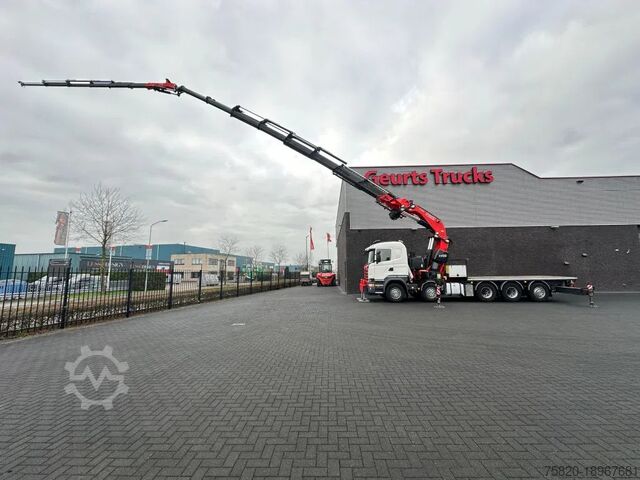 Vrachtwagen met kraan Scania R520 V8 10X4 TRIDEM + F1650RA.2.28 + JIB L816 K...