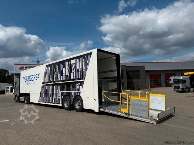 Semirremolque de plataforma baja  Burgers Doppelstock- ZL + 1 Jahr Garantie