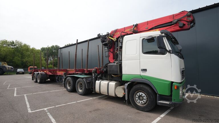 Kranwagen Volvo FH 460 6x4 combi with Palfinger SRX 47 crane an...