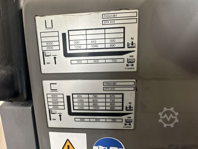EFX 413 X + i * with wire guidance!! Triplex FFL!! JUNGHEINRICH EFX 413 X + i * with Wire Guidance !! Triplex FFL !!