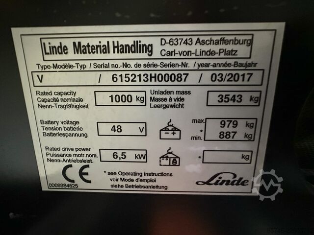 V (5213) - Wire Guidance!! DOUBLE steering!! Triplex FFL LINDE V ( 5213 ) - Wire Guidance !! DOUBLE steering !! Triplex FFL