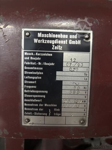 Afiladora para sierras de cinta y discos CrV Maschinenbau und Werkzeugdienst GmbH MODELL XII