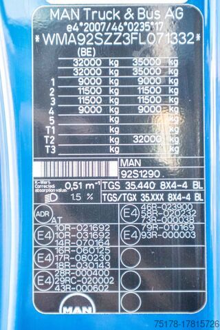 Ribaltabile MAN TGS 35.440 BL 8x4-4