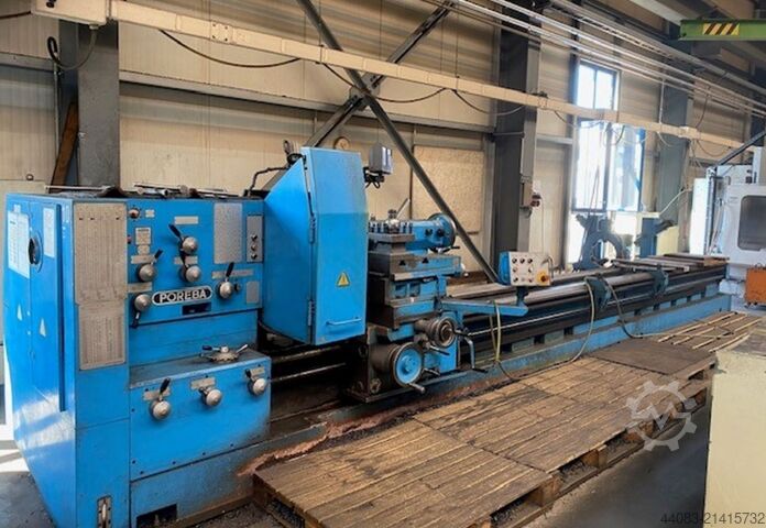 Leit- und Zugspindeldrehmaschine POREBA TRP 110 x 6