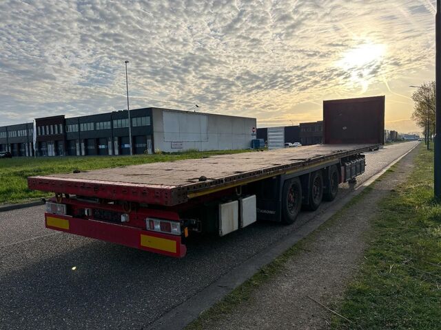 Platform trailer Krone SD Twistlocks for Container(s) / BPW disc