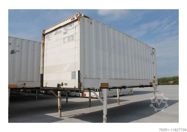 Plat. Intercamb. cajas cerradas Other 7,45 BDF-Stahl-Wechselbrücke, neutralisiert mit gängigen Rolltor