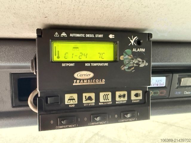 Koelwagen SCANIA P320 6x2*4 Carrier Supra 1250 Mt 9.65 m. box