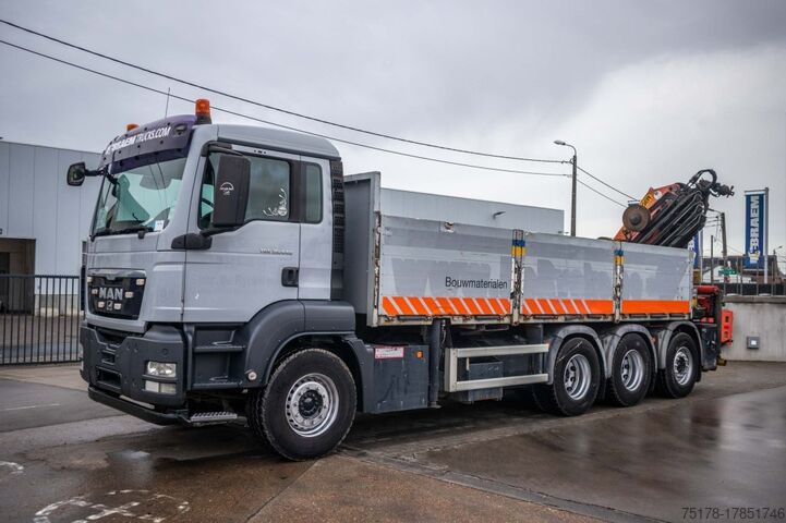 Vrachtwagen met kraan MAN TGS 35.440 BL - PK 33002/8xhydr.