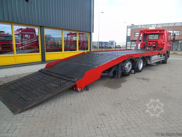 Autotransporter DAF CF 85.410 + EURO 5 + HYDRO RAMPS + 6X2 + RETARDER