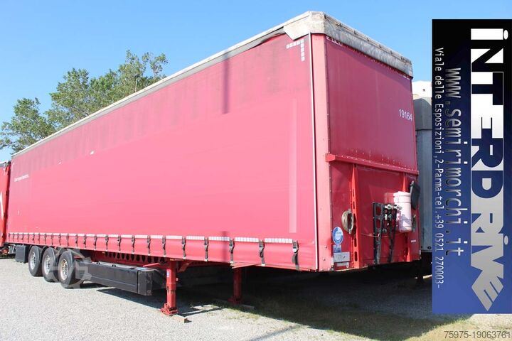 Brandalı açık yarı römork BERGERecotrail semirimorchio centinato mega light