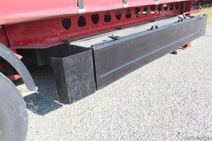 Brandalı açık yarı römork BERGERecotrail semirimorchio centinato mega light