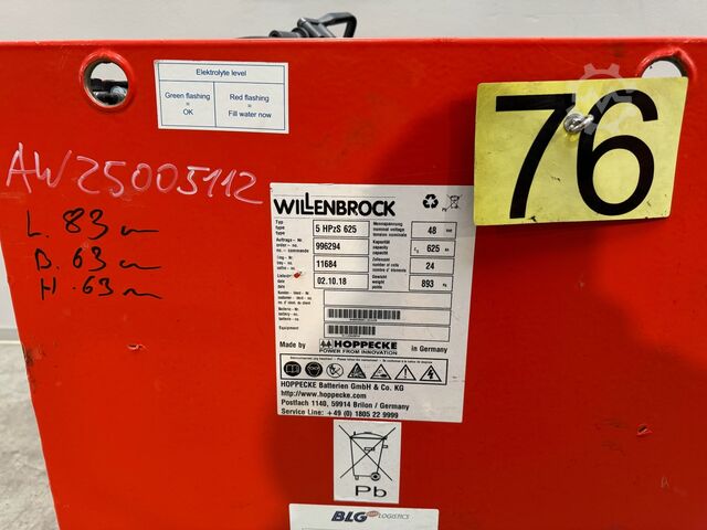 Heftruckaccu Hoppecke Service 48 V Forklift Battery [ID: 1076]