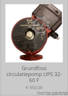 Cirkulationspump grundfoss UPS 32-60 F 220