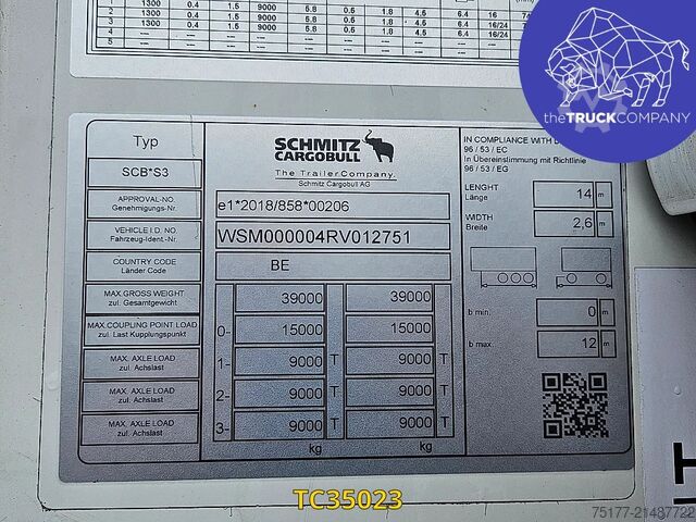 Kølet/frosset transport Schmitz Cargobull 