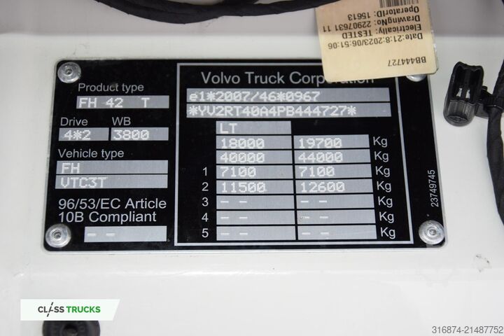 Standard trækkerunit VOLVO FH 500 Globetrotter XL Varios
