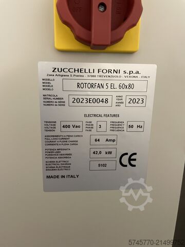 Pečicí trouba ZUCCHELLI FORNI ROTORFAN 5 EL.