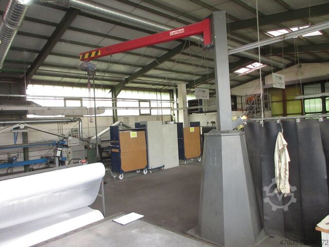 Kaltenbach WK1 Drehkran Hallenkran Kran mobiler Schwenkkran 250KG 3m Kettenzug