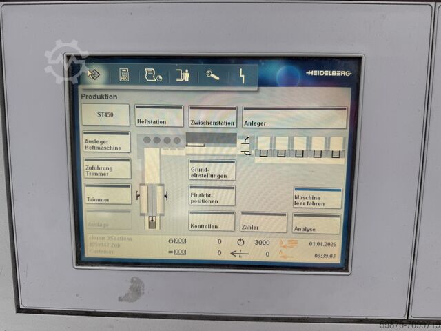 Heidelberg Sammelhefter Stitchmaster ST 450 (2008) Heidelberg Stitchmaster ST 450