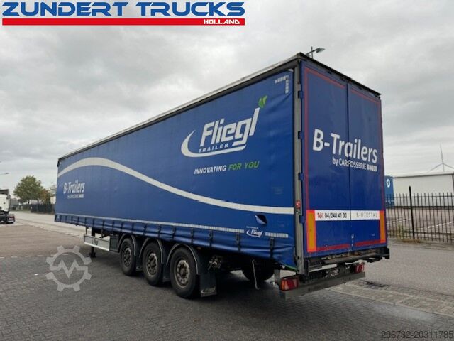 Teloni scorrevoli Fliegl 3 AS SCHUIFZEILEN TRAILER, LIFT AXLE