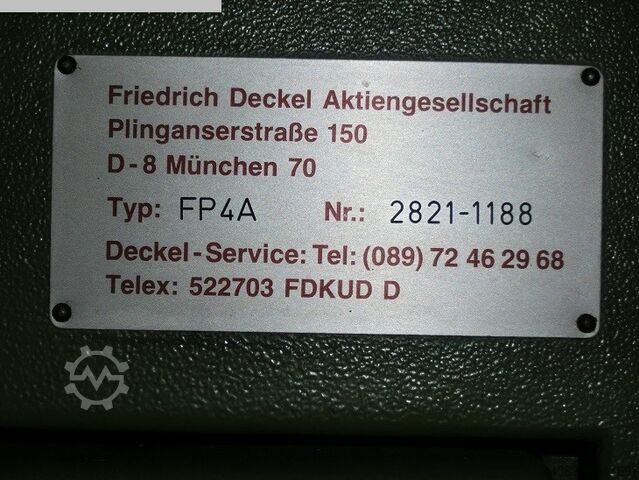 Gereedschapsruimte freesmachine - Universeel DECKEL FB4A