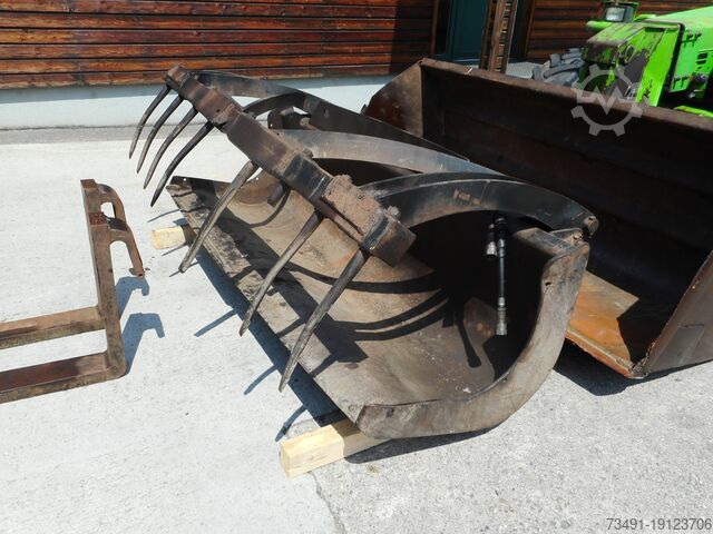 Carrello elevatore a braccio telescopico Merlo P33.7KT 2x Schaufel + Gabel