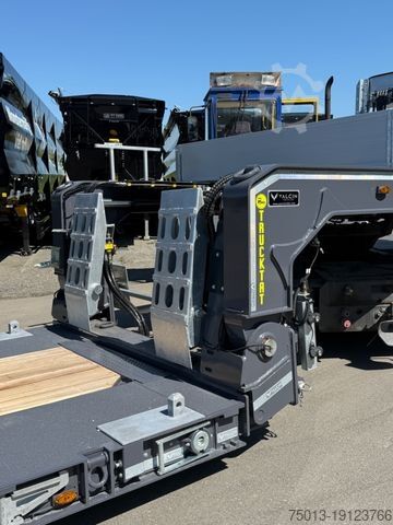 Tieflader-Sattelauflieger Zwangslenkung TRIDEC, Teleskopierbar