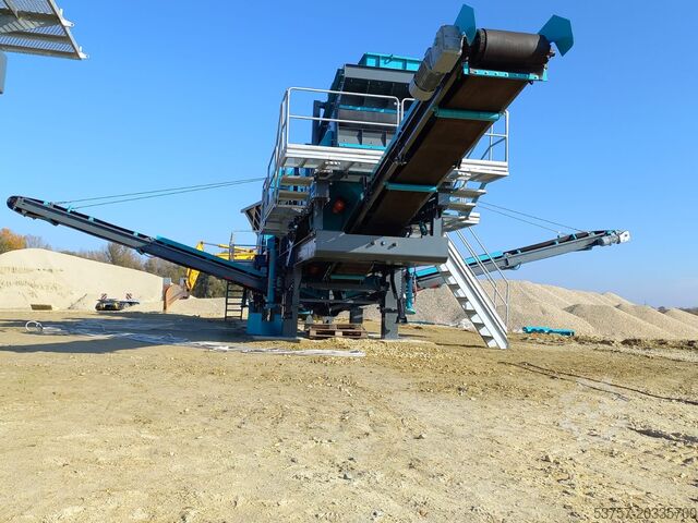 Breekinstallatie/mobiele breekinstallatie Constmach Mobile Crushing Plant Mobile Vertical Shaft Impact Crusher V70