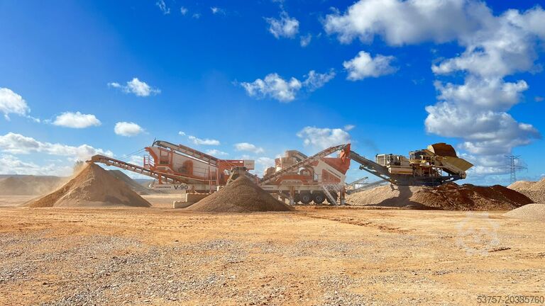 Equipamento de britagem/planta de britagem móvel Constmach Mobile Crushing Plant Mobile Vertical Impact Crushing Plant
