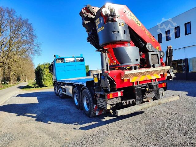 Plataforma de carga Mercedes-Benz Actros 4151 V8 8x4 Palfinger PK78002 + Fly Jib ...