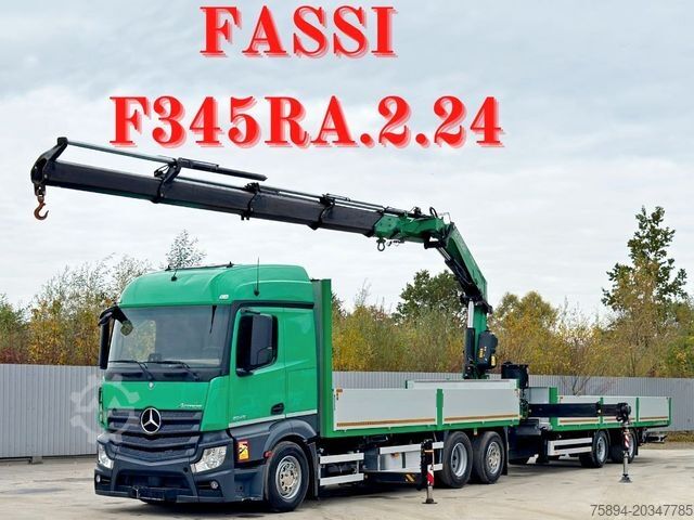 Autolaadkraan MERCEDES-BENZ ACTROS 2645* FASSI F345 RA 2.4/FUNK+Anhänger